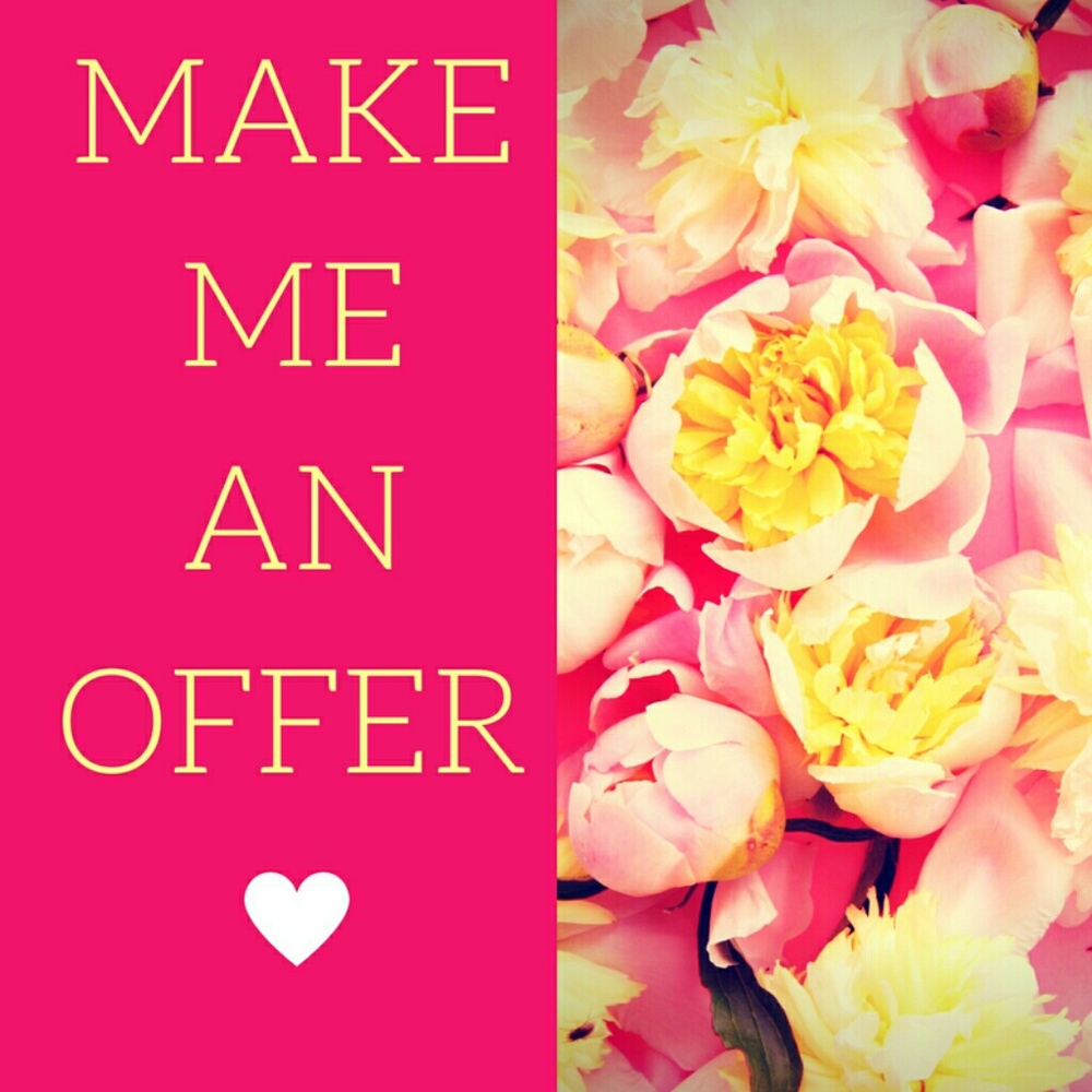 Reasonable offers welcome ☺